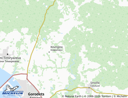 MICHELIN-Landkarte Kurtsevo - ViaMichelin