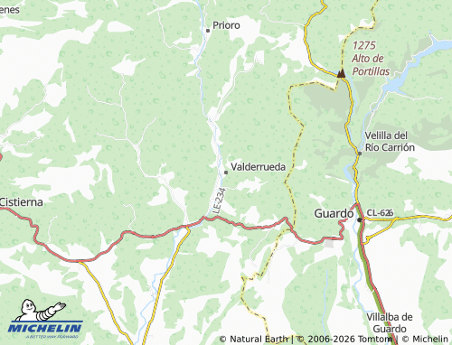 Mapa MICHELIN Valderrueda - ViaMichelin