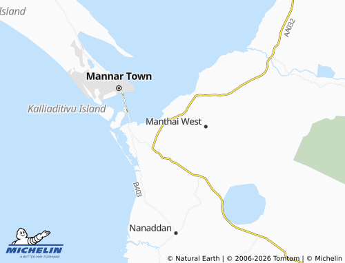 Mapa MICHELIN Periyanavatkulam - ViaMichelin