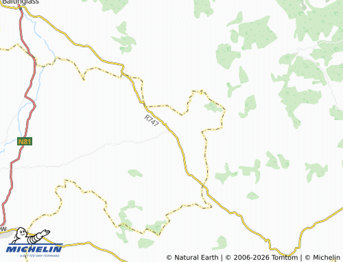 Kaart MICHELIN Hacketstown - ViaMichelin
