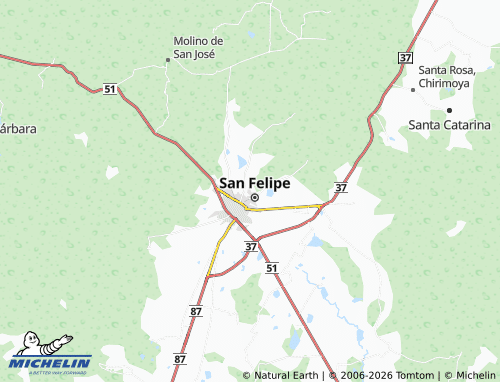 Mappa MICHELIN Lomas del Pedregal - ViaMichelin