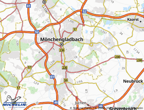 MICHELIN Bonnenbroich-Geneicken map - ViaMichelin
