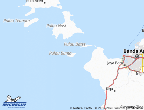 Mappa MICHELIN Pulo Bunta - ViaMichelin