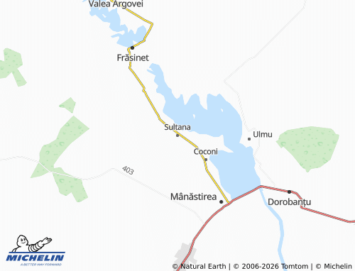 Mappa MICHELIN Sultana - ViaMichelin