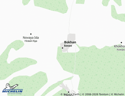MICHELIN-Landkarte Bokhan - ViaMichelin