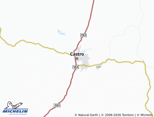 MICHELIN Castro map - ViaMichelin