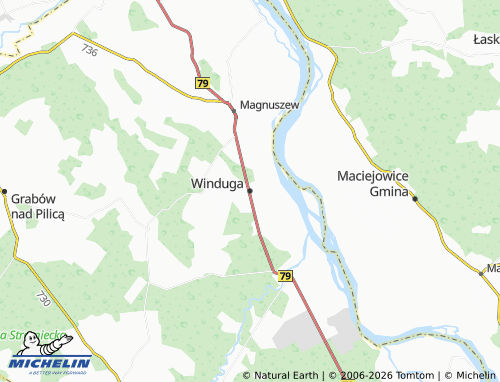 MICHELIN-Landkarte Winduga - ViaMichelin