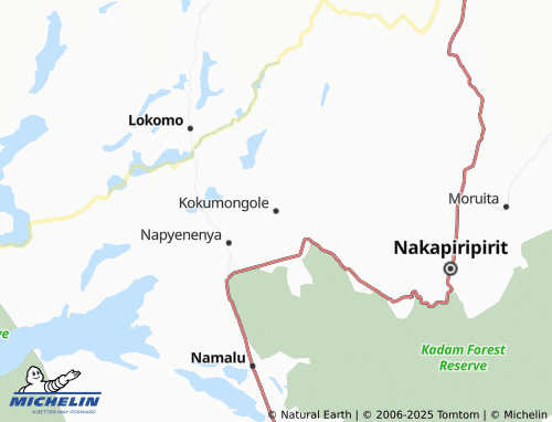 MICHELIN Kokumongole map - ViaMichelin