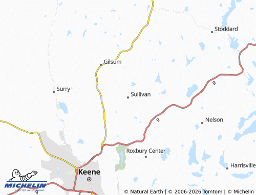 Mappa MICHELIN Sullivan - ViaMichelin