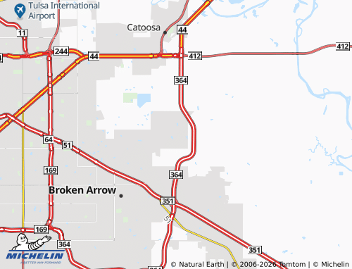 Carte MICHELIN New Tulsa - ViaMichelin
