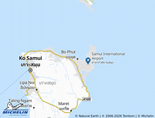 Mapa MICHELIN Bo Phut - ViaMichelin