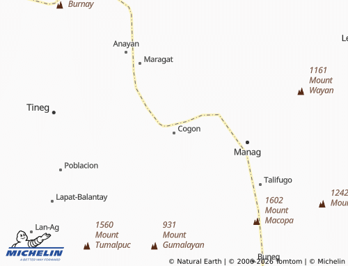 MICHELIN Cogon map - ViaMichelin