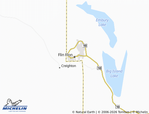 Mappa MICHELIN Flin Flon - ViaMichelin