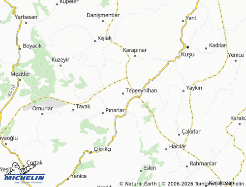 Mappa MICHELIN Tepeeynihan - ViaMichelin