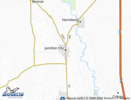 Mappa MICHELIN Junction City - ViaMichelin
