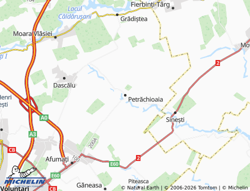 MICHELIN Petrăchioaia map - ViaMichelin