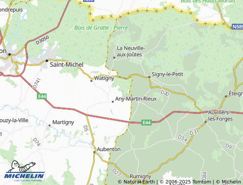 MICHELIN La Malaise map - ViaMichelin