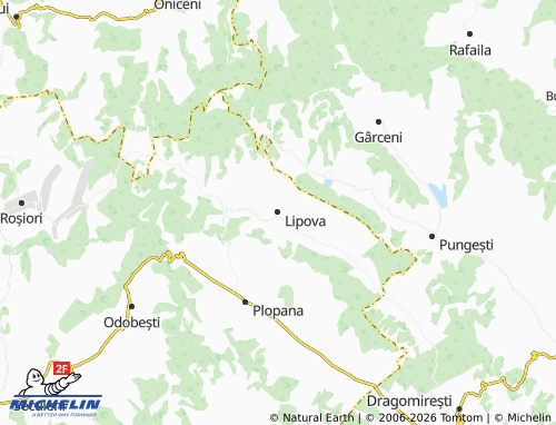 MICHELIN Lipova map - ViaMichelin