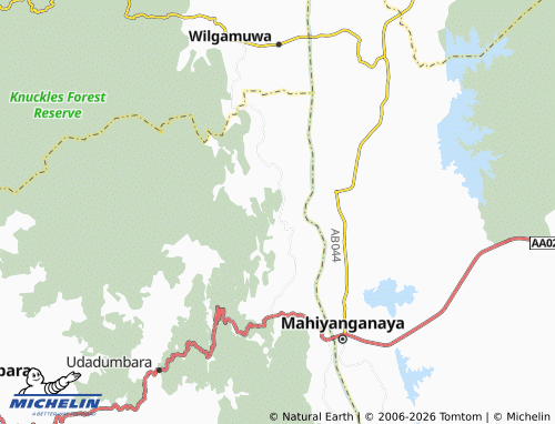 MICHELIN Ambagolla map - ViaMichelin