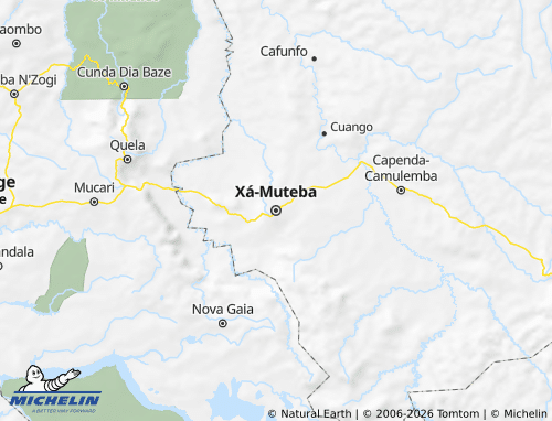 MICHELIN-Landkarte Xá-Muteba - ViaMichelin