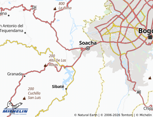 Carte MICHELIN Zona Industrial Santa Ana - ViaMichelin
