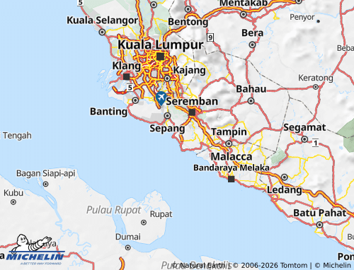 MICHELIN Port Dickson (Pantai) map - ViaMichelin