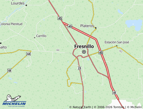 Mapa MICHELIN Del Valle - ViaMichelin