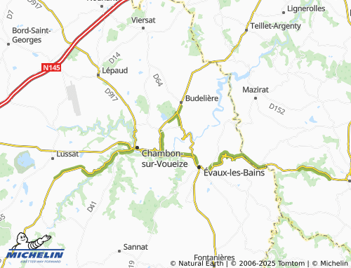 MICHELIN-Landkarte Le Châtelet - ViaMichelin
