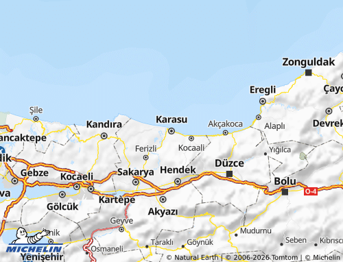 Mapa MICHELIN Karasu - ViaMichelin