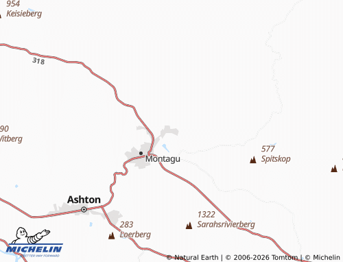 Kaart MICHELIN Ashbury - ViaMichelin