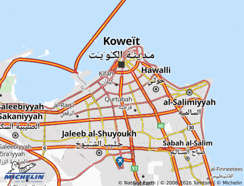 MICHELIN Al Faiha 7 map - ViaMichelin