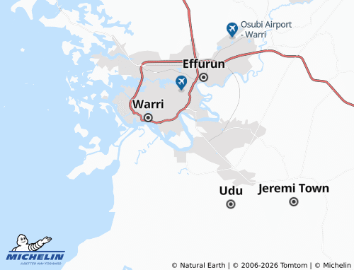 Mapa MICHELIN Odion - ViaMichelin