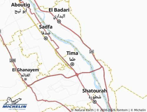 Mapa MICHELIN Jazeerat Tama - ViaMichelin