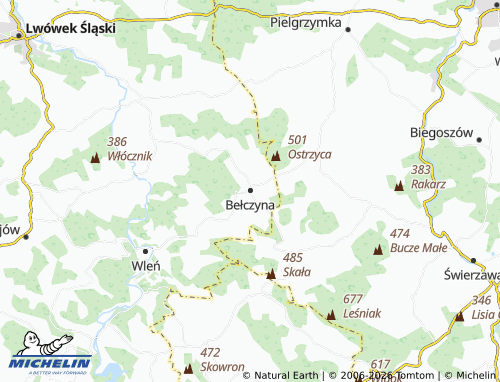 Mappa MICHELIN Bełczyna - ViaMichelin