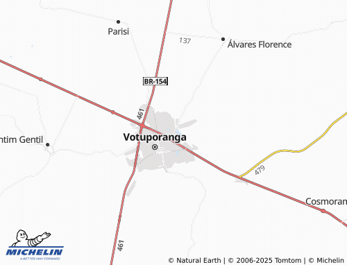 MICHELIN Vila São Vicente map - ViaMichelin