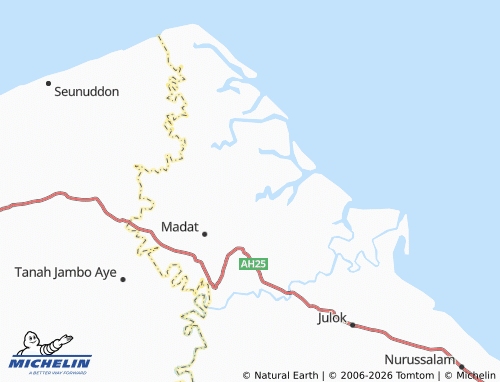 MICHELIN Abeuk Geulanteu map - ViaMichelin