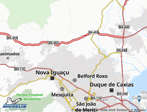 Mapa MICHELIN Parque Nova Aurea - ViaMichelin