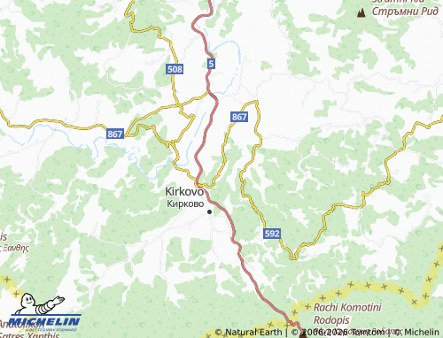 Mapa MICHELIN Domishte - ViaMichelin