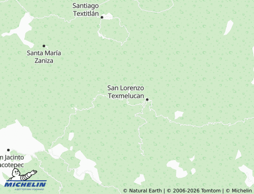 Mappa MICHELIN Santo Domingo Teojomulco - ViaMichelin