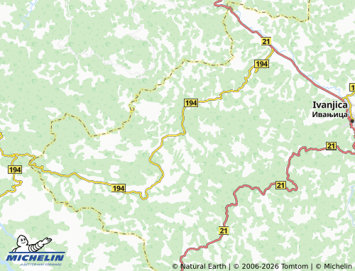 Carte MICHELIN Katići - ViaMichelin