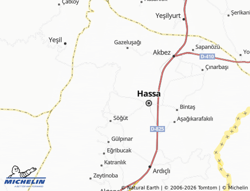 Mappa MICHELIN Tiyek - ViaMichelin