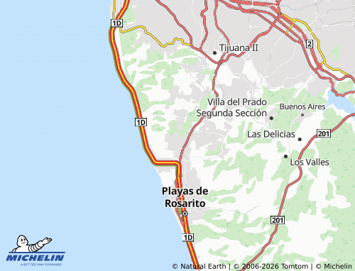 Mapa MICHELIN Lomas de Montecarlo - ViaMichelin