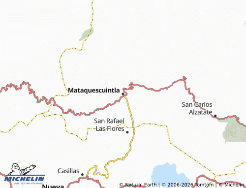 Mapa MICHELIN Mataquescuintla - ViaMichelin