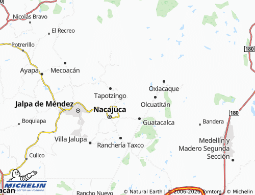 MICHELIN Tucta map - ViaMichelin