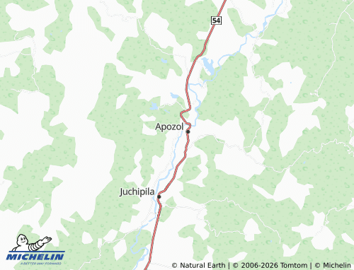 Mappa MICHELIN Benito Juárez, Rescoldo - ViaMichelin