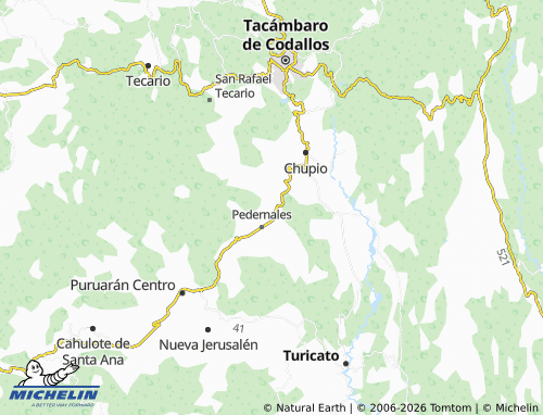 Carte MICHELIN Obrera - ViaMichelin