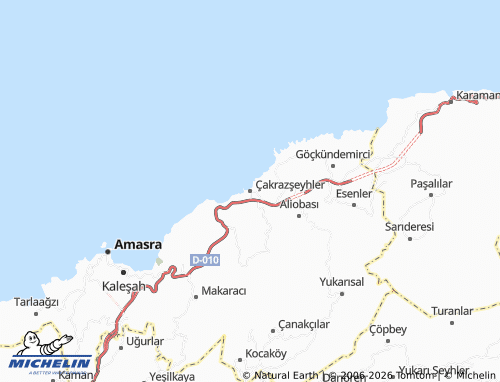 MICHELIN Çakrazşeyhler map - ViaMichelin