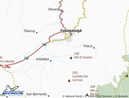 Mappa MICHELIN Mesitas - ViaMichelin