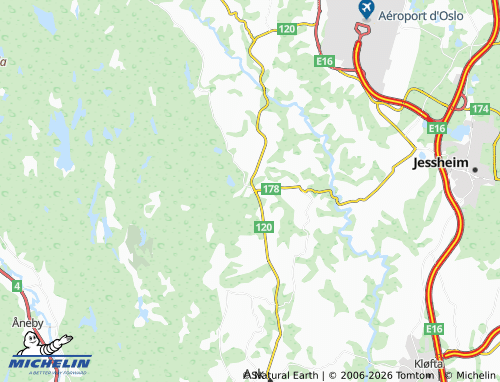 Mappa MICHELIN Eltonåsen - ViaMichelin