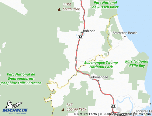 Mapa MICHELIN Mirriwinni - ViaMichelin